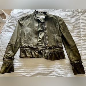 RED Valentino leather jacket